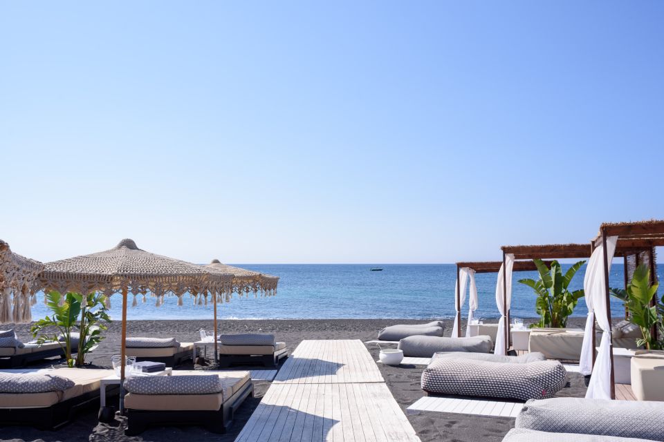 Perivolos Beach: Sun-Bed Experience FortyOne Bar Restaurant - Booking Information