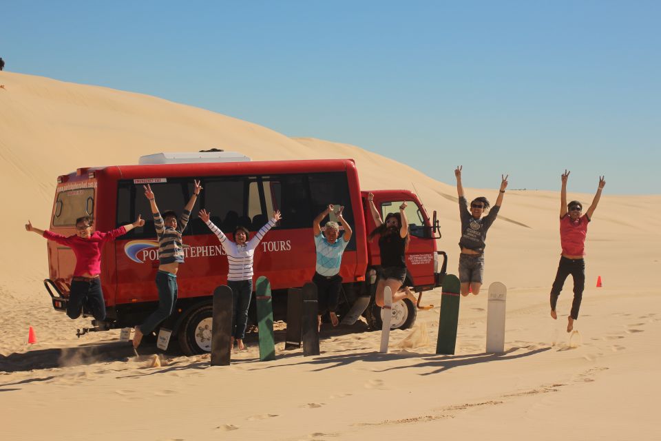 Port Stephens: Birubi Beach 4WD Tour With Sandboarding - Itinerary