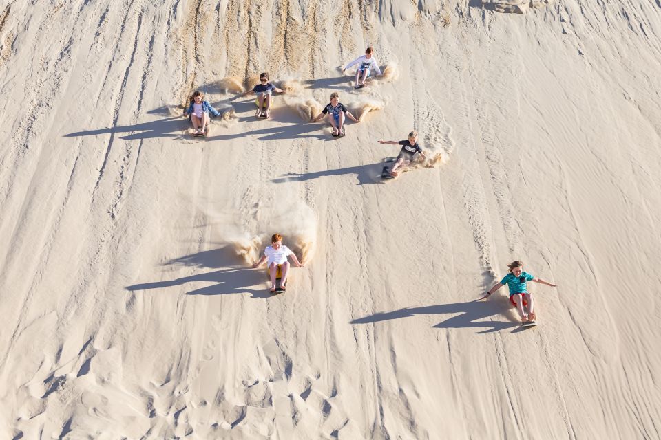 Port Stephens: Unlimited Sandboarding & 4WD Sand Dune Tour - Inclusions and Meeting Point