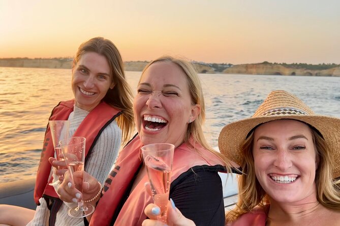 Portimão: Benagil Sunset Guided Boat Tour With Champagne - Inclusions Provided