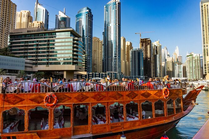 Premium Dhow Cruise in Dubai Marina With Dinner and Pick up - Inclusions