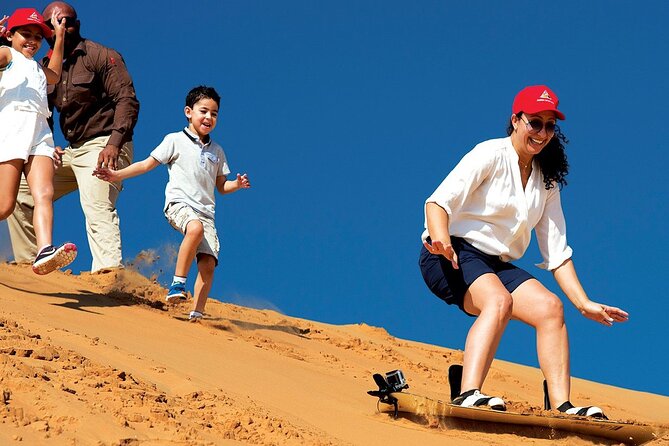 Premium Morning Dessert Safari With Sand Boarding & Dune Bashing - Thrilling Dune-Bashing Experience