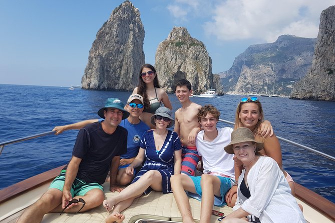 Private Boat Tour to Capri From Sorrento on 38 Feet Apreamare - Itinerary Overview