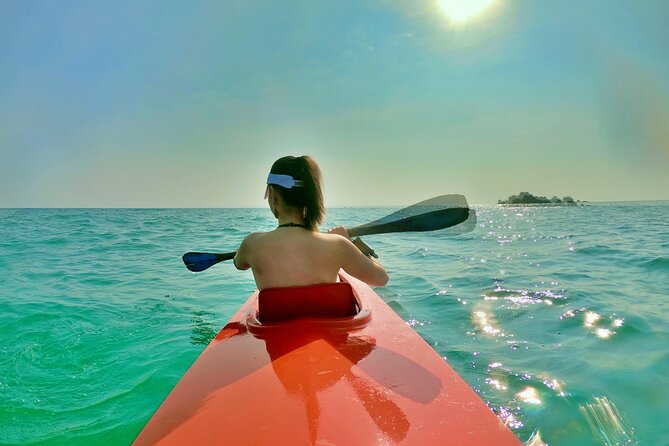 [Private Charter] SEA-KAYAKING Along HALF-MOON BAY & SUNSET DRIFTING & DINNER - Secluded Natural Beach Exploration