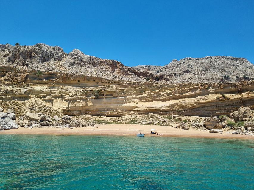 Private Cruise to Lindos - Boat Features and Start Point