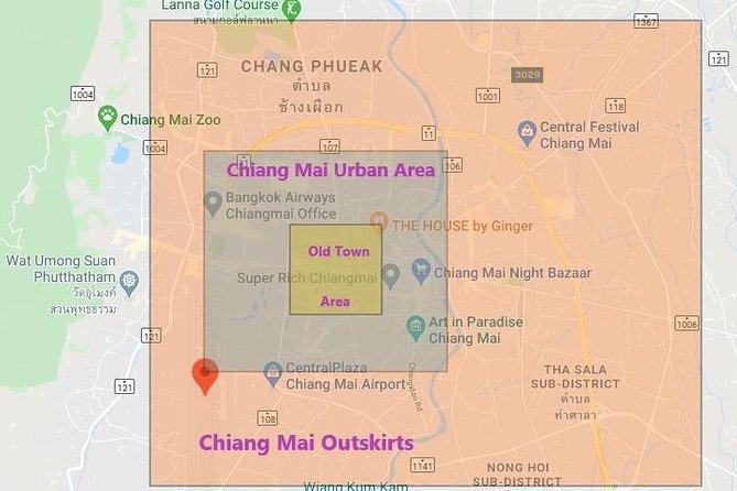 Private Departure Transfer: Hotel to Chiang Mai International Airport (CNX) - Inclusions