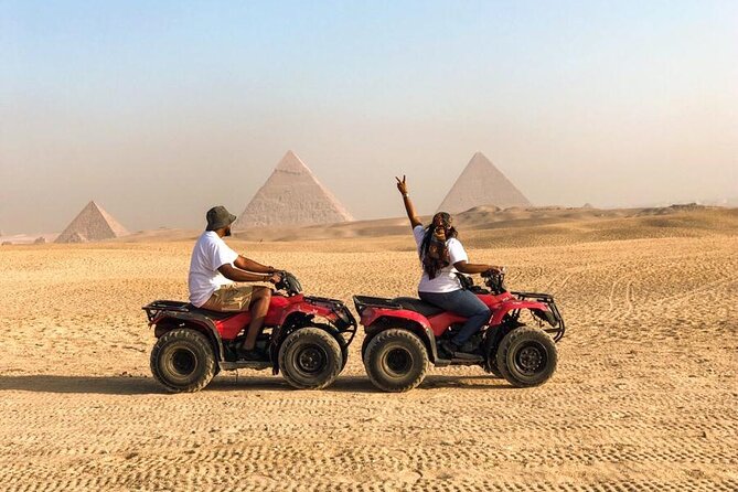 Private Giza Pyramids, Sphinx, Quad Bike, Camel Ride, Nile Dinner Cruise - Booking and Reservation Details
