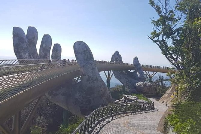 Private Roundtrip Transfer to GOLDEN BRIDGE BA NA HILLS & MARBLE MOUNTAIN - Itinerary Overview