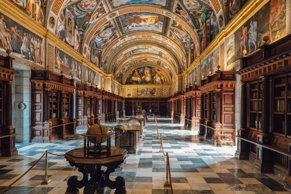 Private VIP Visit El Escorial Palace, Monastery and Gardens - Royal Library and Basilica Exploration