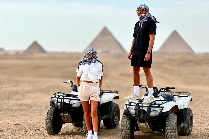 Quad Bike , Lunch and Camel Ride Private Tours From Cairo Giza Hotel - Booking Information