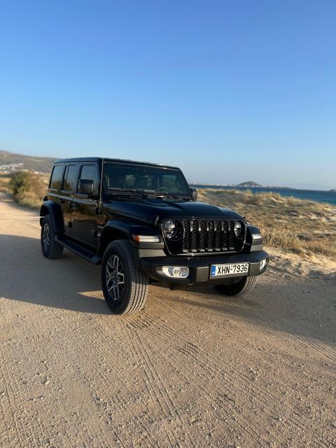 Rent Exclusive Jeep Wrangler 4x4e in Naxos - Vehicle: Exclusive Jeep Wrangler 4x4e