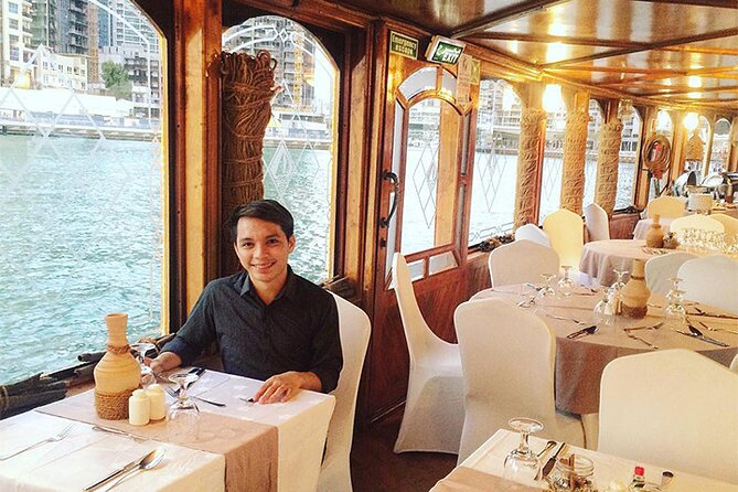 Romantic Sightseeing Dhow Cruise Dinner Deira Creek - Romantic Dhow Cruise Dinner Experience
