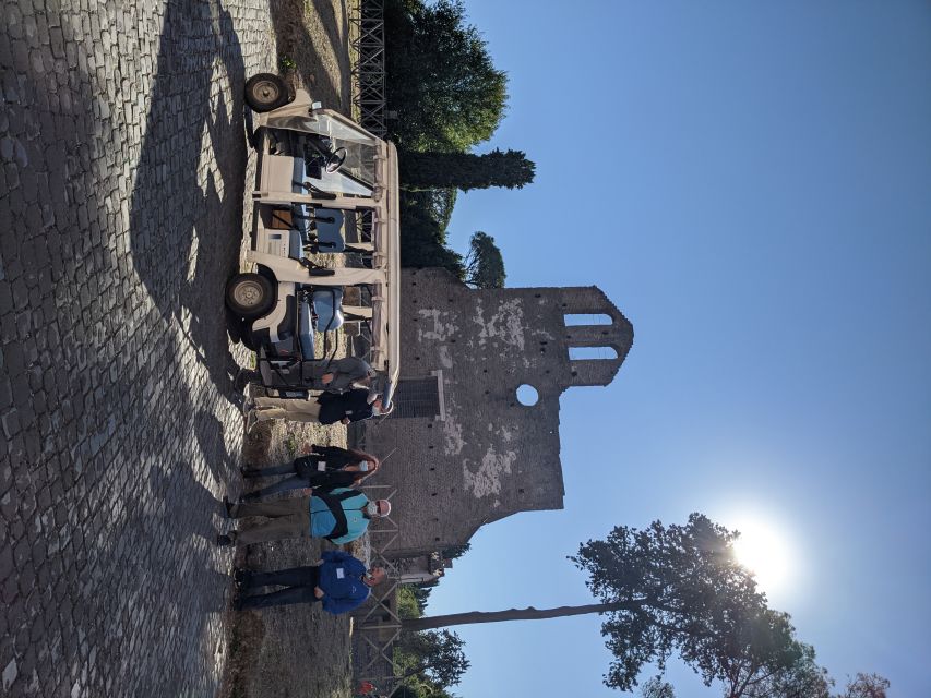 Rome: Appian Way Private Tour by Golf Cart -Official Partner - Itinerary