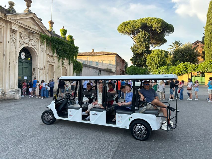 Rome: Hidden Gems and Catacombs Tour by Golf Cart - Golf Cart Experience