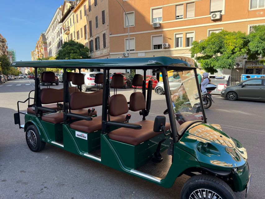 Rome: Private Golf Cart City Highlights Tour - Booking Information