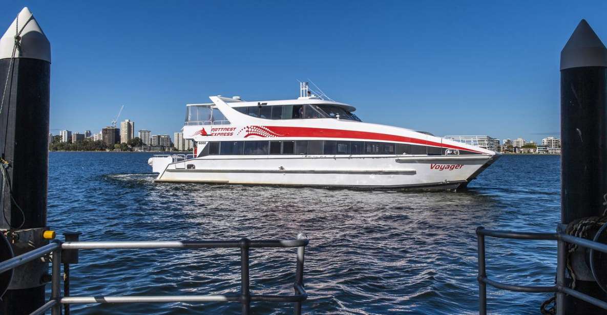 Rottnest Island: Premium Ferry Service With Cheese & Wine - Departure and Duration Information