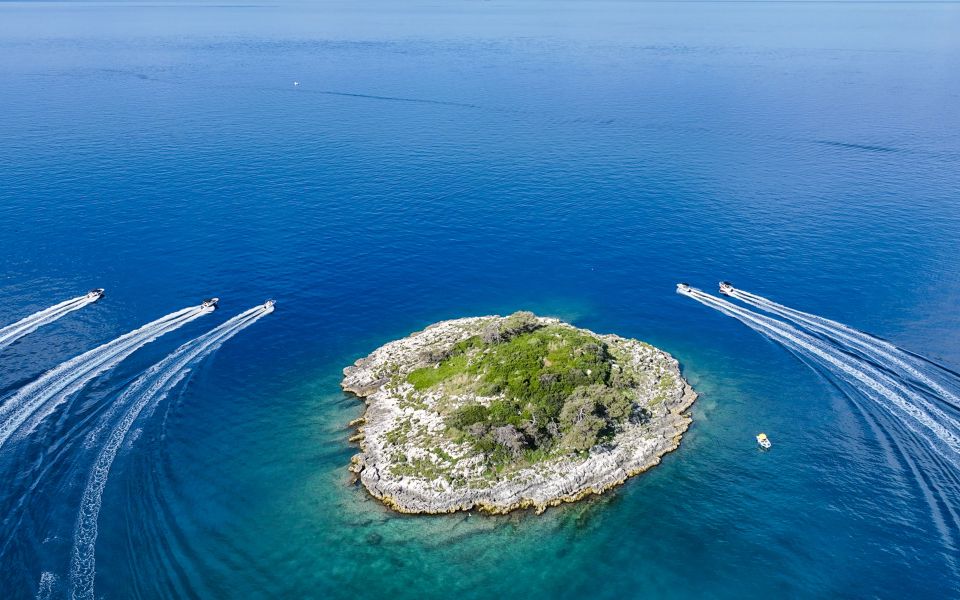 Rovinj: Rovinj Archipelago and South Coves Speedboat Tour - Language and Pickup Locations