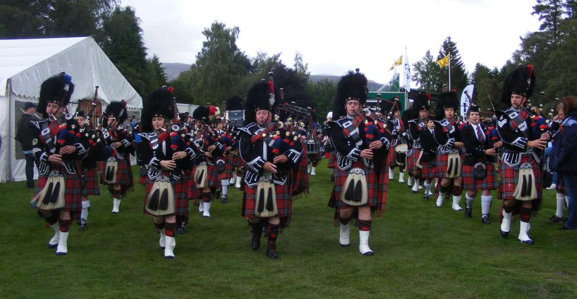 Royal Highland Braemar Gathering, Transfer From Edinburgh - Booking Information