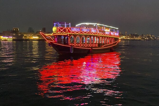 Sail Along the Dubai Creek Dhow Cruise With a Delectable Dinner From AED 59 - Cancellation Policy Details