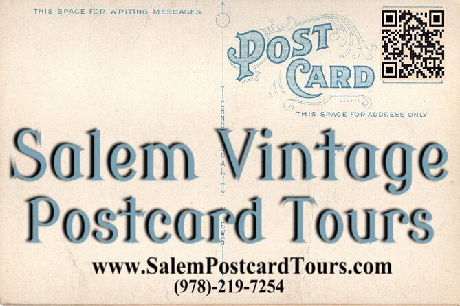 Salem Vintage Postcard Tours - Booking Information