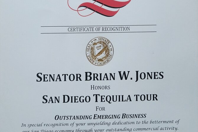 San Diego Tequila Tour - Tour Reviews