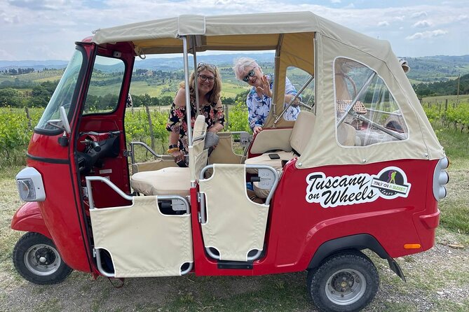 San Gimignano: Original & Fun Wine Tour in Chianti by TukTuk - Booking & Cancellation Policy