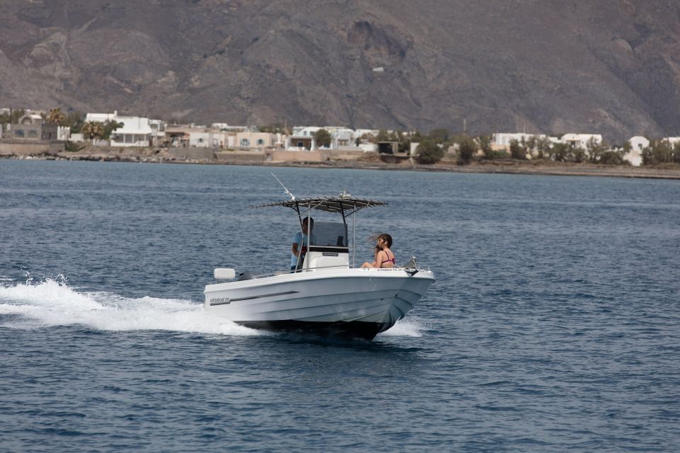 Santorini: Boat Rental With License - Inclusions and Exclusions