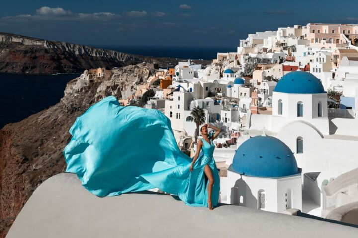 Santorini Flying Dress - Includes