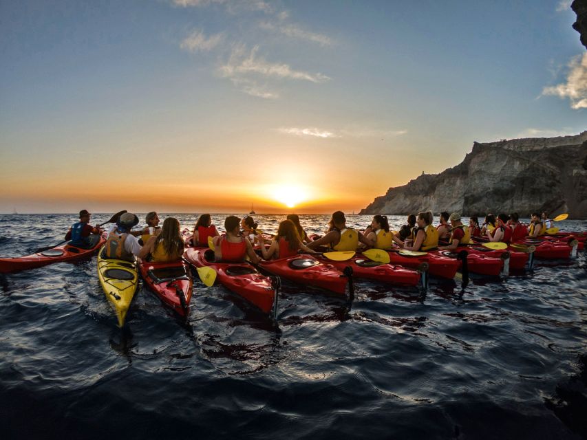 Santorini: Sunset Sea Kayak With Light Dinner - Activity Highlights