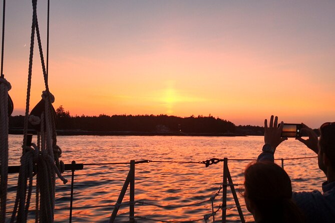 Schooner Eastwind Sunset Sail to See the Maine Coastline - Crew Expertise and Service Excellence