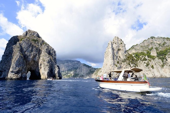 SEMI - PRIVATE: Capri Boat Tour With Transfer by High Speed Train From Rome - Inclusions