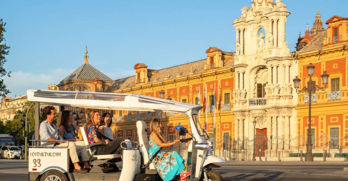 Seville: City Tour by Private Eco Tuk Tuk - Highlights