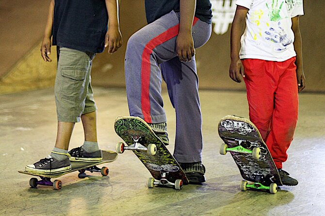 Skateboard / Rollerblade With a Youth Club Founder W/ Kids Add-On - Meeting and Pickup