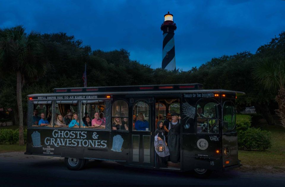 St. Augustine: Ghosts and Gravestones Old Town Trolley Tour - Booking and Cancellation Policy