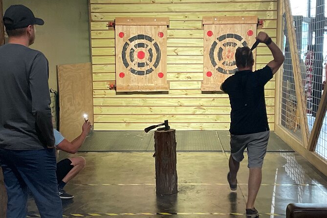 Stumpys Axe Throwing Activity From Jacksonville - Activity Inclusions