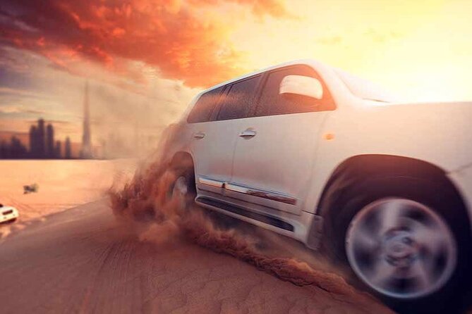 Sunset Desert Safari With Burj Khalifa View - Enjoy a Thrilling Dune Bashing Adventure