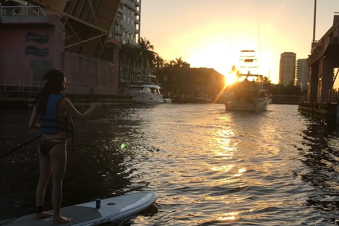 Sunset on Paddleboard Experience in Las Olas Fort Lauderdale - Inclusions