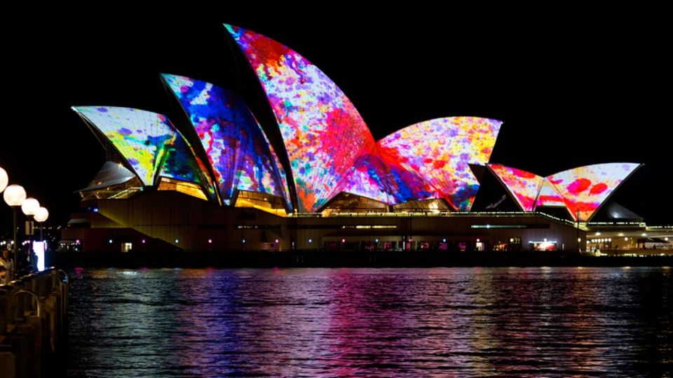 Sydney Harbour: Tall Ship Vivid Dinner Cruise - Experience Highlights