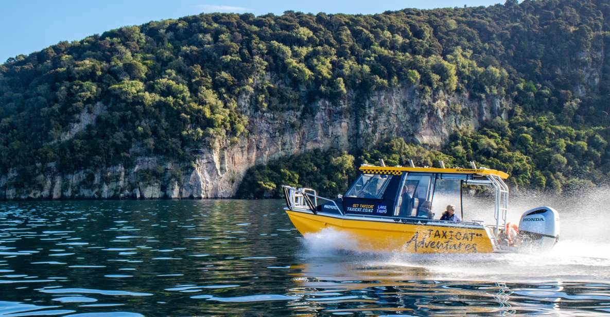 Taupo: Lake Taupo Western Bays Catamaran Tour With Bush Walk - Tour Highlights and Experience