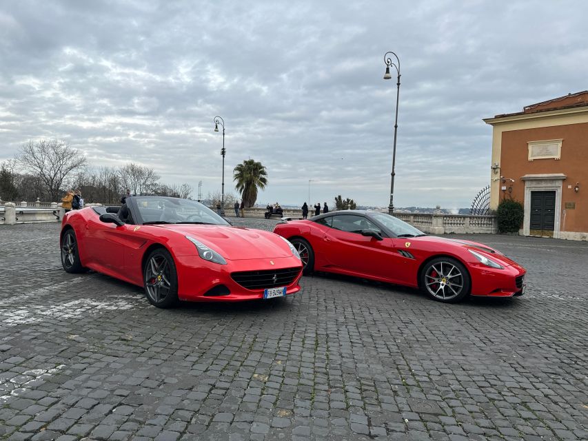 Testdrive Ferrari Guided Tour of the Tourist Areas of Rome - Experience Highlights