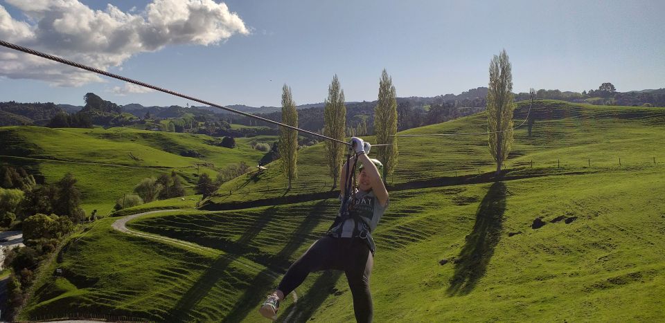 Waitomo Caves 1-Kilometer-Long Zipline Tour - Experience Highlights