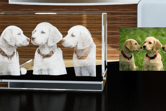 We Engrave Your Favorite Photo on a Personalized 3D Crystal - High-Quality Crystal Material Selection