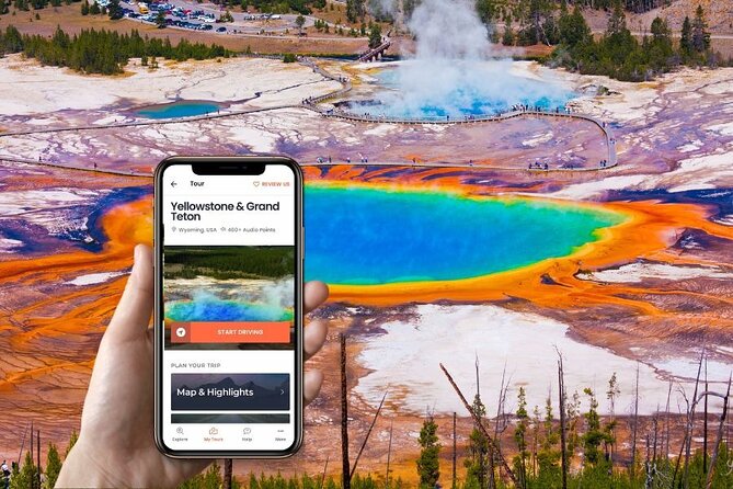 Yellowstone and Grand Teton Audio Driving Tour - Offline Commentary Feature