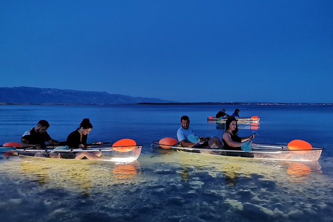 1-Hour Night Transparent Kayak Tour in Privlaka - Cancellation Policy