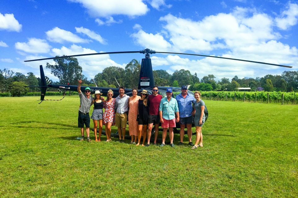 15 Minute Helicopter Scenic Flight Hunter Valley - Duration and Language Details