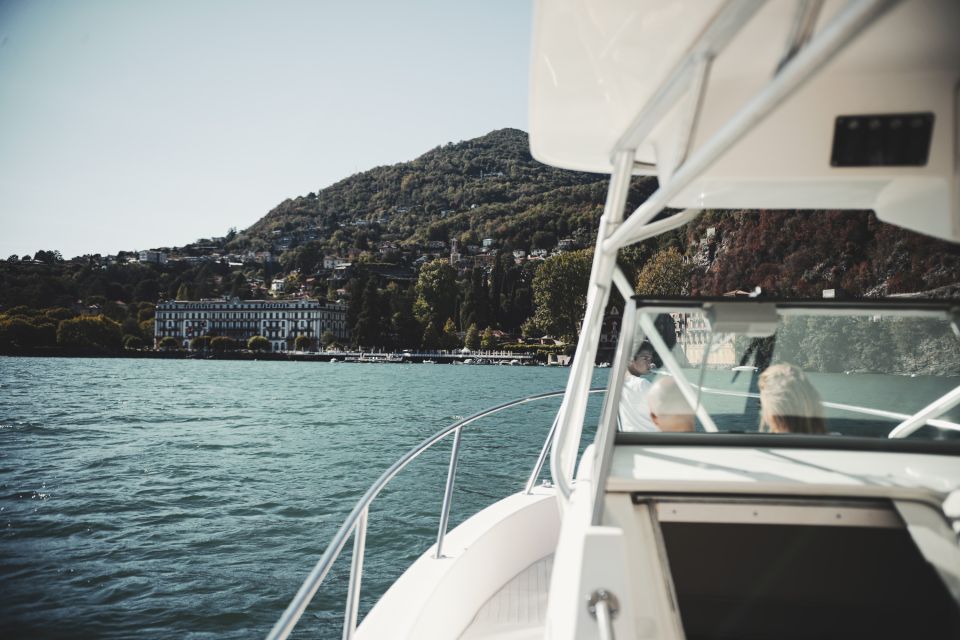 4 Hours Private Boat Tour on Lake of Como - Included Amenities