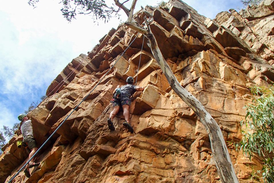 Adelaide: Rock Climbing and Abseiling Experience in Morialta - Includes