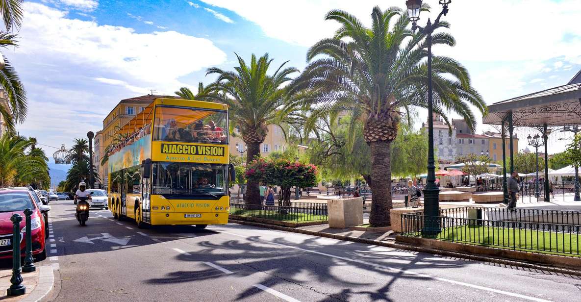 Ajaccio: Town Highlights and Coast Open-Top Bus Tour - Booking Information