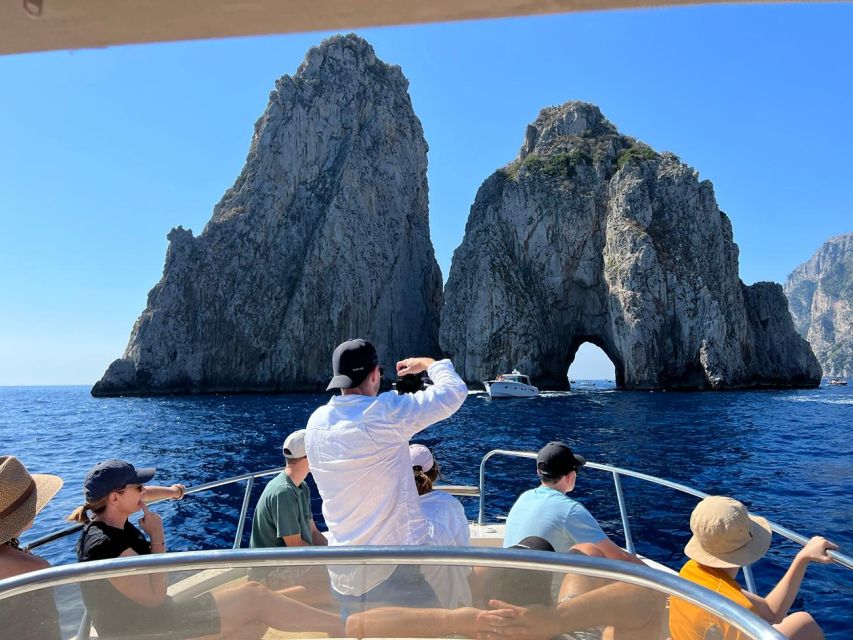 All Inclusive Blue Grotto Visit and Capri Private Boat Tour - Itinerary Highlights