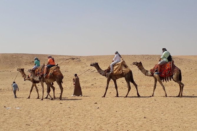 All Inclusive Day Tour to Giza Pyramids, Egyptian Museum and Felucca - Camel Ride in Sahara Desert